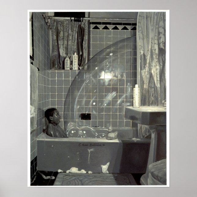 Póster Rapaz e a Bolha 1990 (Frente)