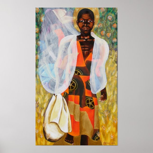 Poster rapaz nigeriano (Frente)