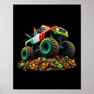 Poster Rapazes Cinco De Mayo Toddler Caminhão-Monstro Sor