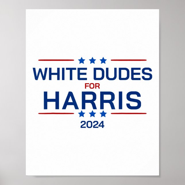Poster Rapazes Para Kamala Harris 2024 Botão Retro Eleito (Frente)