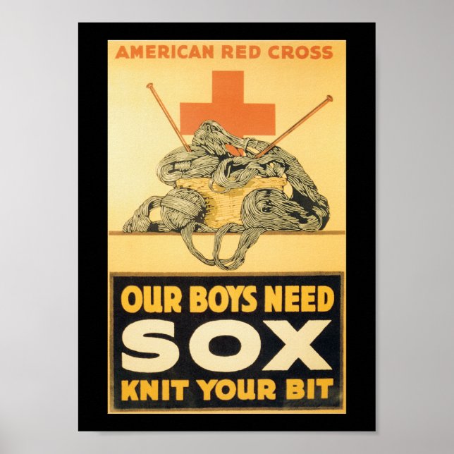 Poster Rapazes precisam da Segunda Guerra Mundial do Sox (Frente)