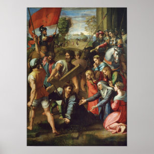 Poster Raphael - A Queda No Caminho Para Calvário 1517