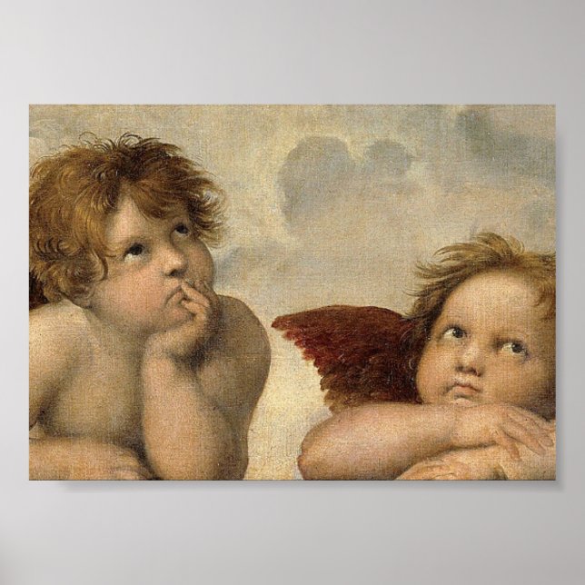 Poster Raphael Cherubs Angels (Frente)