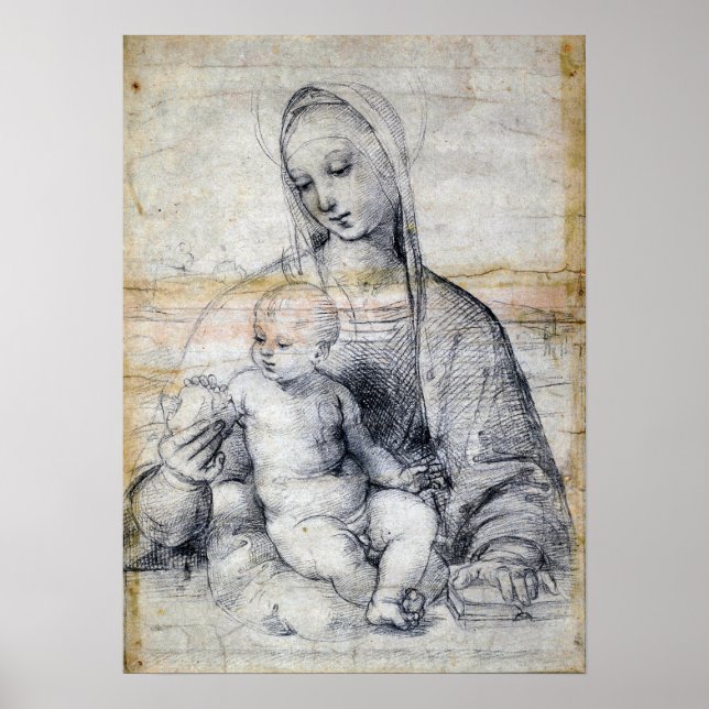 Poster Raphael - Madonna da Romã 1504 (Frente)