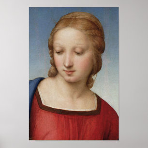 Póster Raphael Madonna Goldfinch (detalhe) Belas Artes