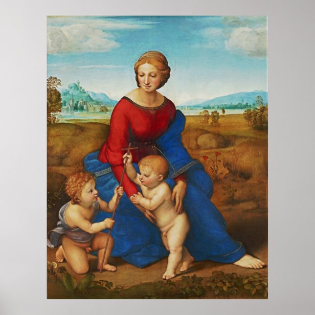 Poster Raphael: Madonna no Prado (Frente)