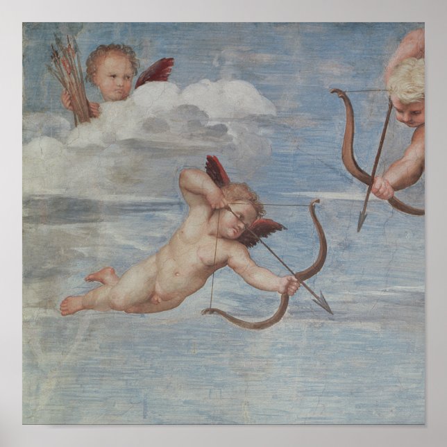 Póster Raphael | O triunfo de Galatea (Frente)
