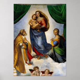 Poster Raphael Sistina Madonna