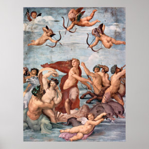 Póster Raphael - Triumph de Galatea 1512