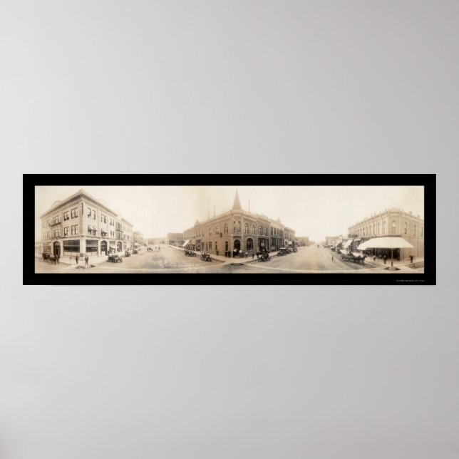 Póster Rapid City, SD Foto 1912 (Frente)