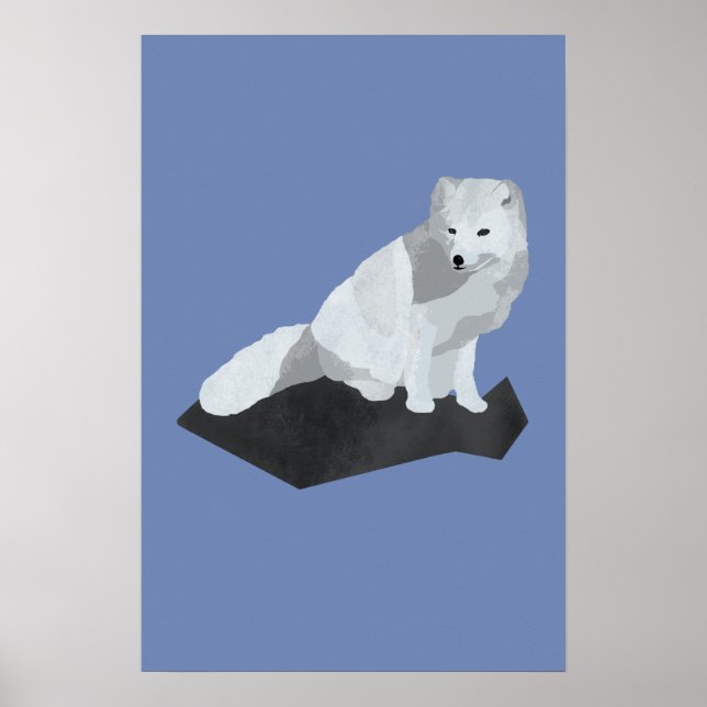 Poster Raposa Árctica (Frente)