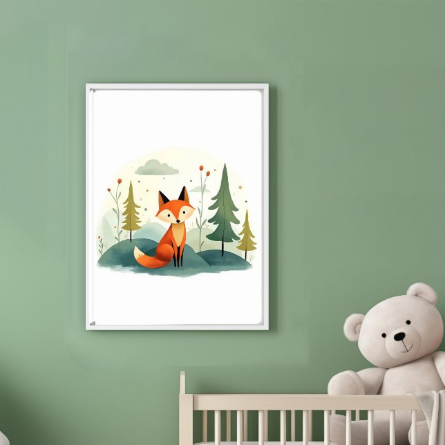 Poster Raposa da Floresta (Criador carregado)