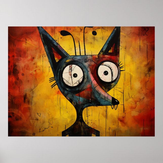 Poster Raposa de animação (Frente)