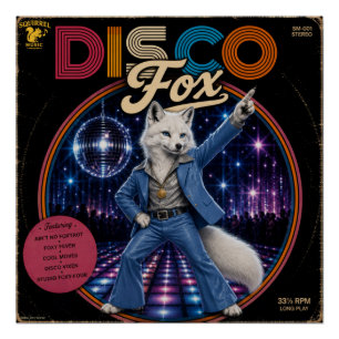 Póster Raposa Disco