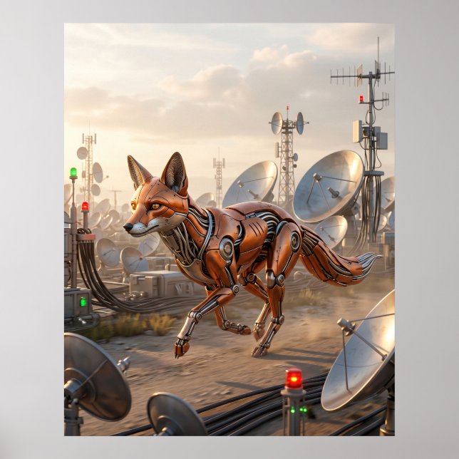 Poster Raposa Forjada Brasa (Frente)