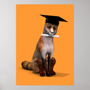 Poster Raposa Mais Inteligente Do Campus