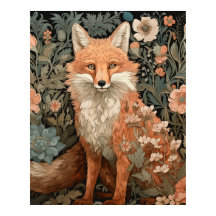 Raposa Vermelha em um Jardim Inglês Vitoriano