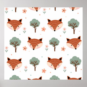 Poster Raposas e Árvores: Infância