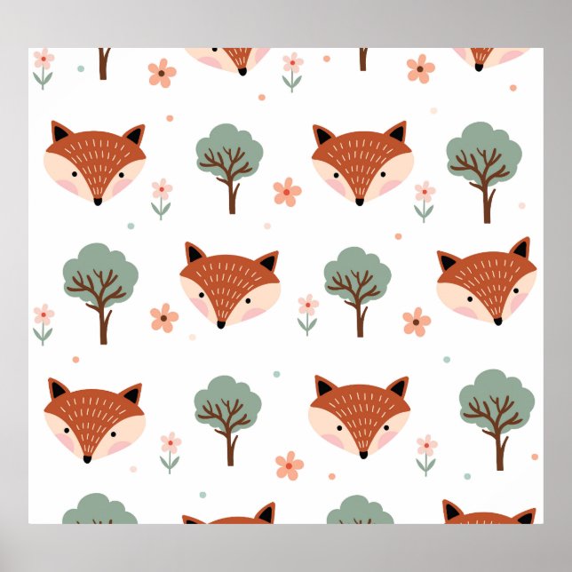 Poster Raposas e Árvores: Infância (Frente)