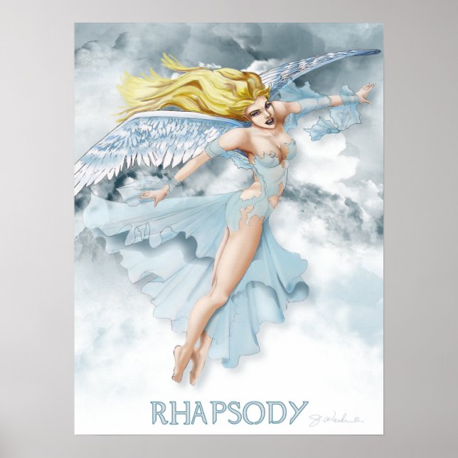 Póster Rapsódia Angelical - Cartaz (Frente)