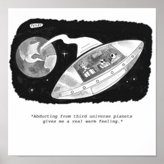 Póster rapto de alienígenas