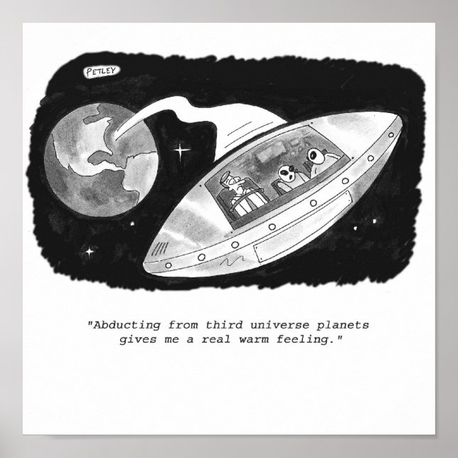 Póster rapto de alienígenas (Frente)