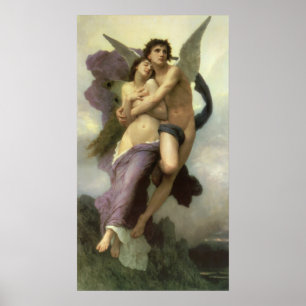 Póster Rapto (t.c.p. Ravement) de Psyche por Bouguereau