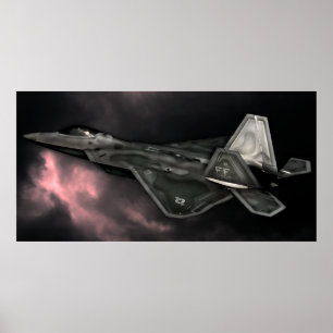 Póster Raptor F-22