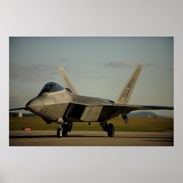 Poster Raptor F-22 (Frente)