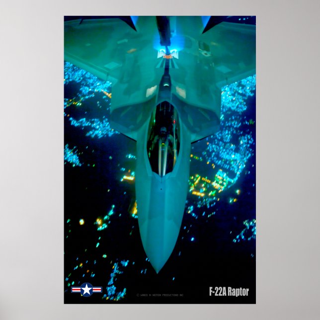 Poster Raptor F-22A (Frente)