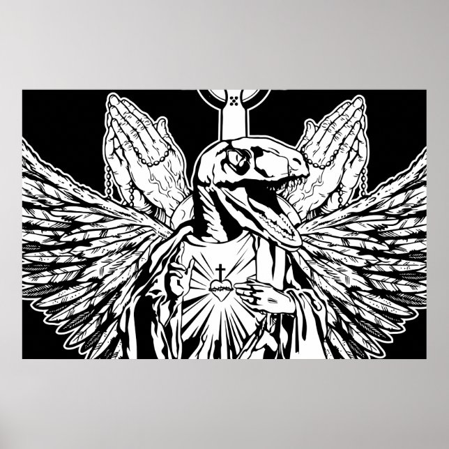 Poster Raptor Jesus te ama (Frente)