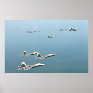 Póster Raptores F-22