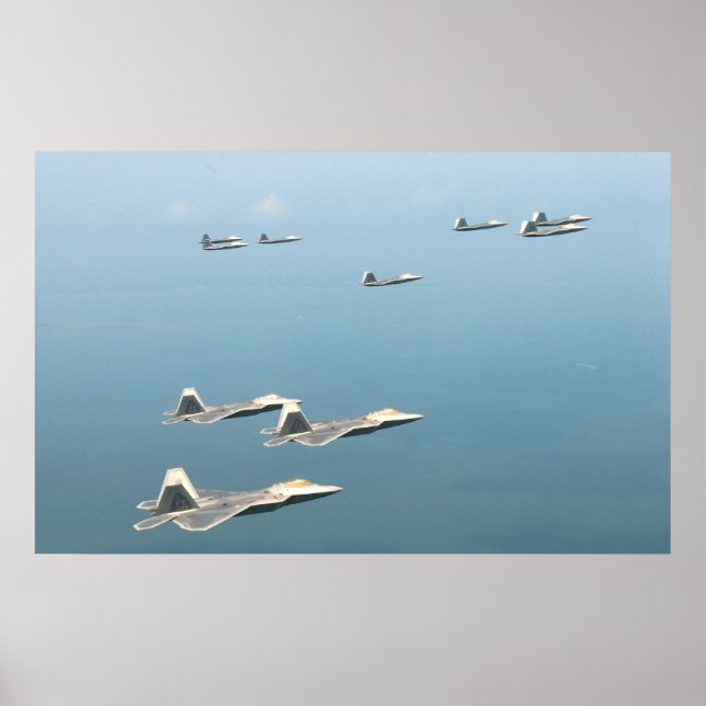Póster Raptores F-22 (Frente)