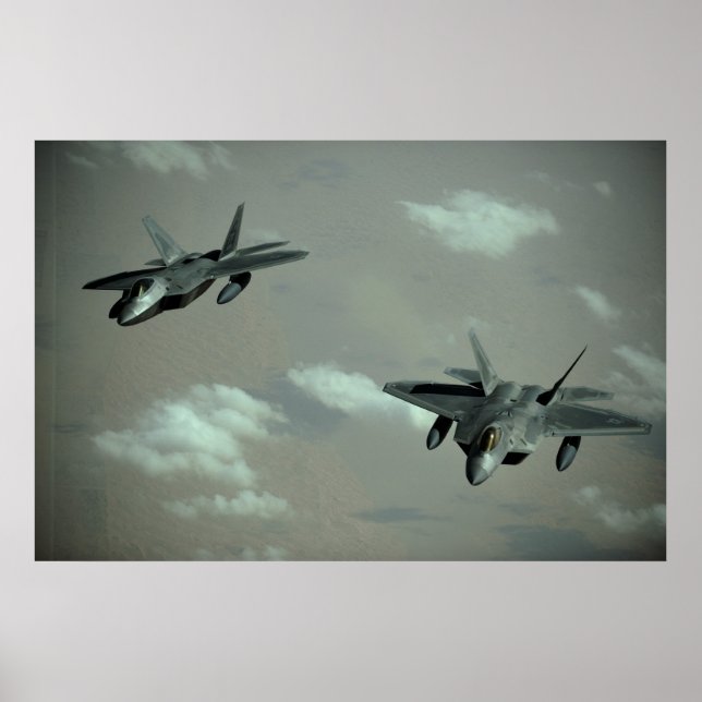 Póster Raptores F-22 (Frente)