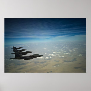 Póster Raptores F-22