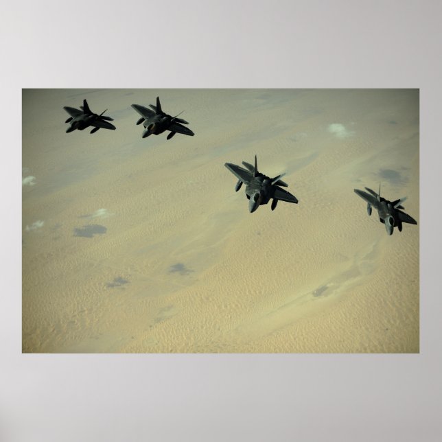 Póster Raptores F-22 (Frente)