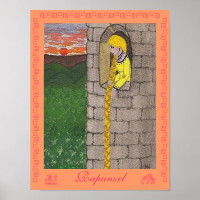 Póster Rapunzel (Frente)