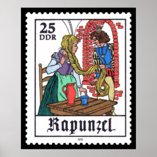 Póster Rapunzel 25 DDR 1978