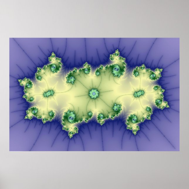Poster Raras Gem - Fractal (Frente)