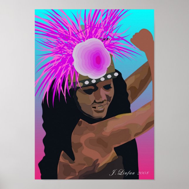 Poster Rarotonga Tamure (Frente)