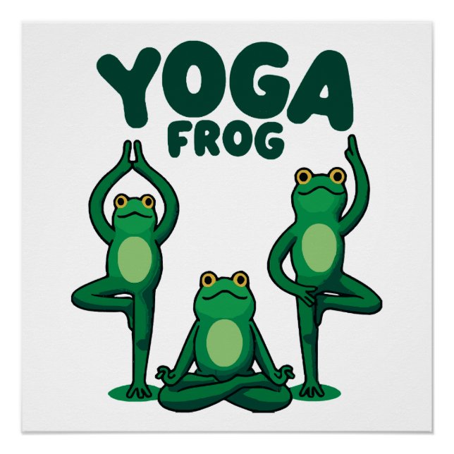 Póster Rãs de Ioga (Frente)