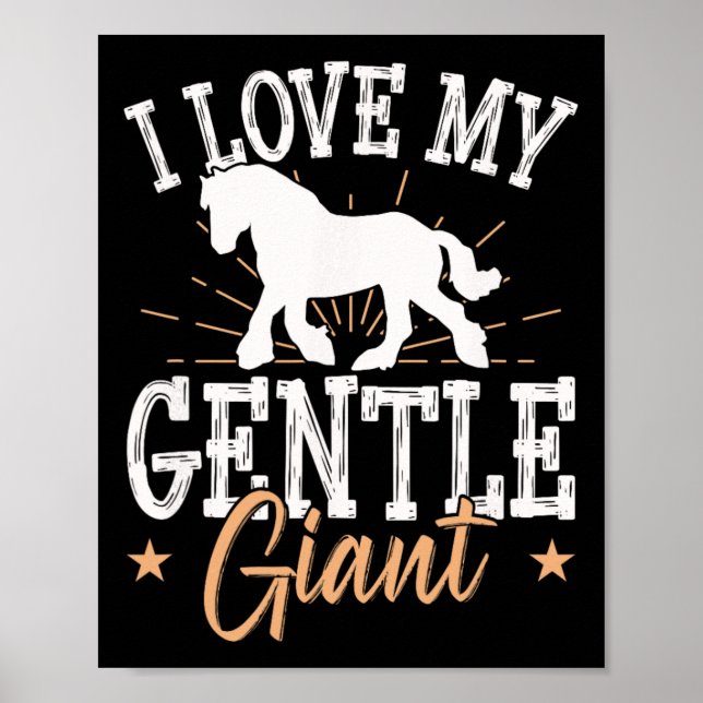 Poster Rascunho De Design De Memória De Cavalo Para Um Ca (Frente)