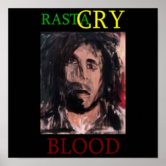 POSTER RASTA CRY SANGUE