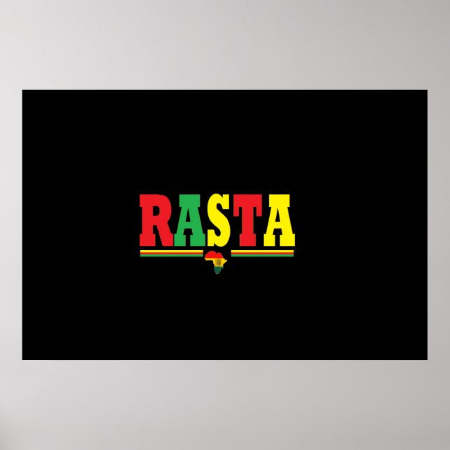 POSTER RASTA REGGAE (Frente)