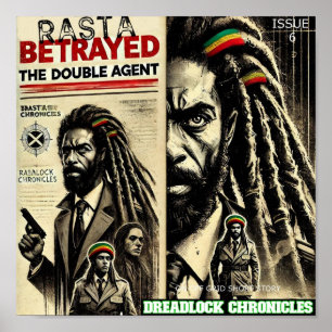 POSTER RASTA TRAIU O PROBLEMA DO DREADLOCK CHRONICLES 6