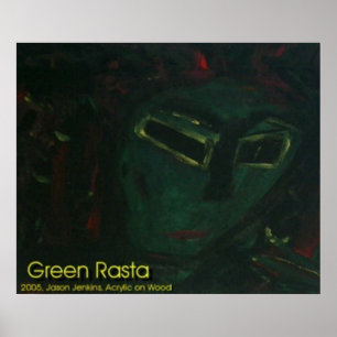POSTER RASTA VERDE