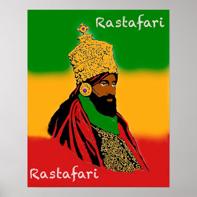 Póster Rastafari Majestade (Frente)
