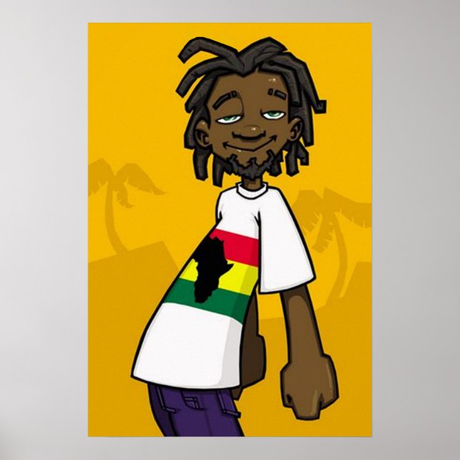 Poster Rastafarian (Frente)
