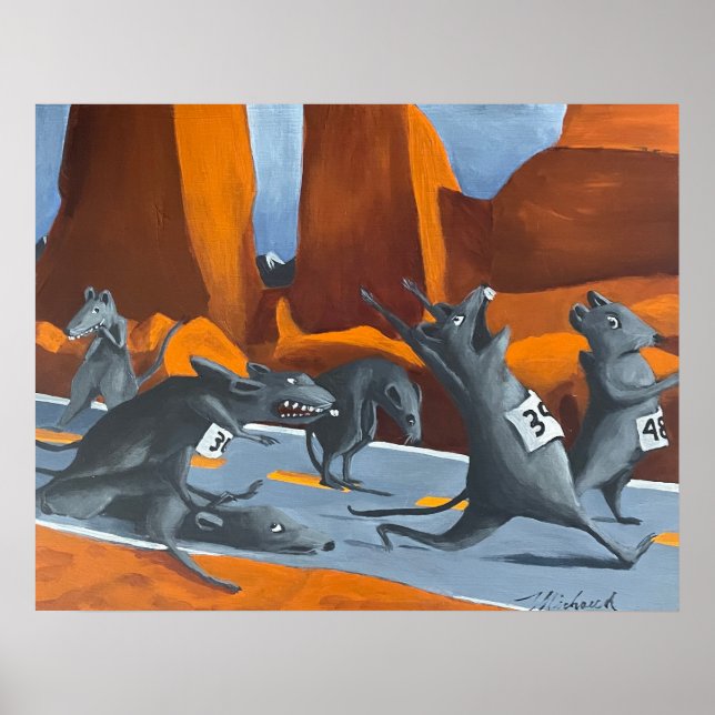 Poster Rat Race (Frente)