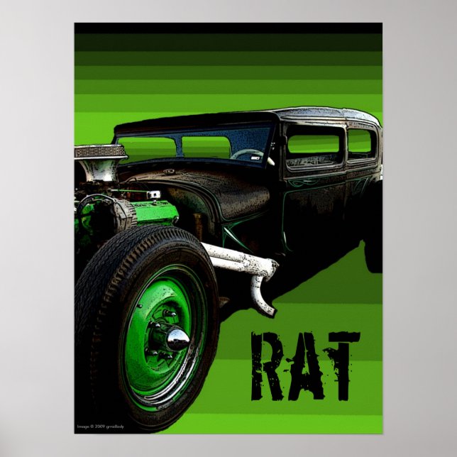 Póster Rat Rod (Frente)